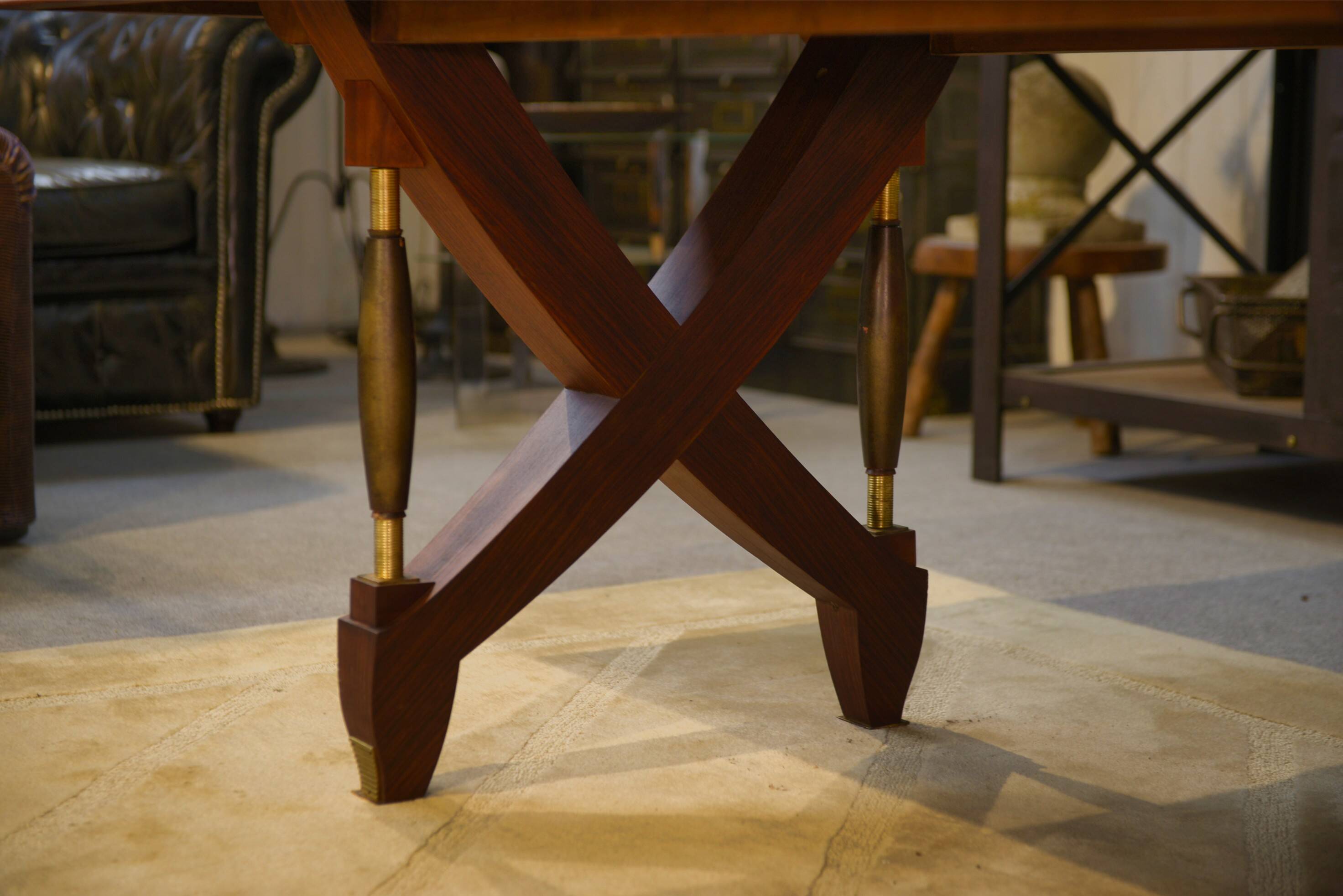 Table art déco en palissandre 1930