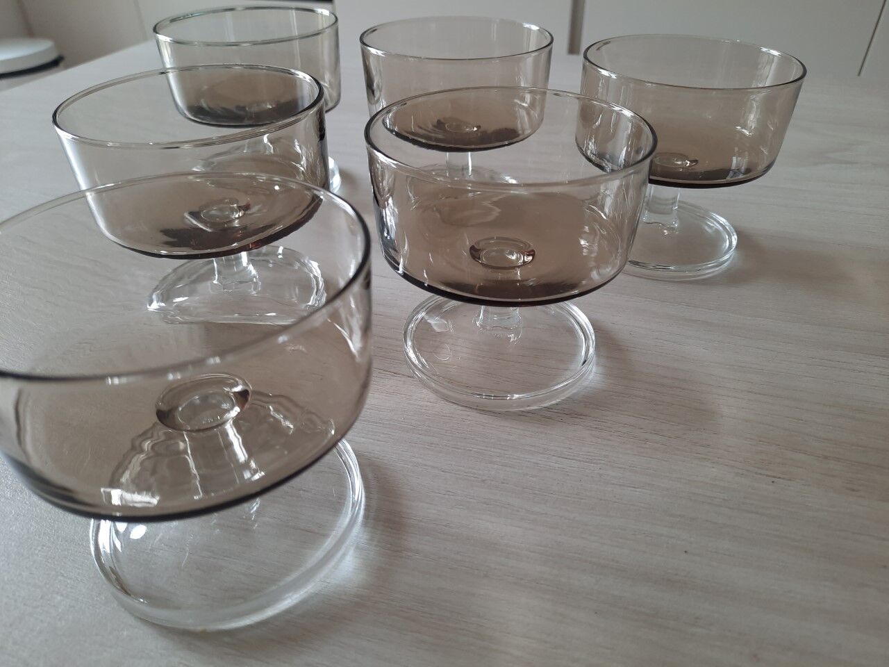 Coupes à champagne années 70