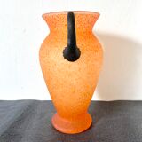 Vintage glass paste vase