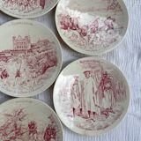 Set of 8 Sarreguemines “Madagascar” plates