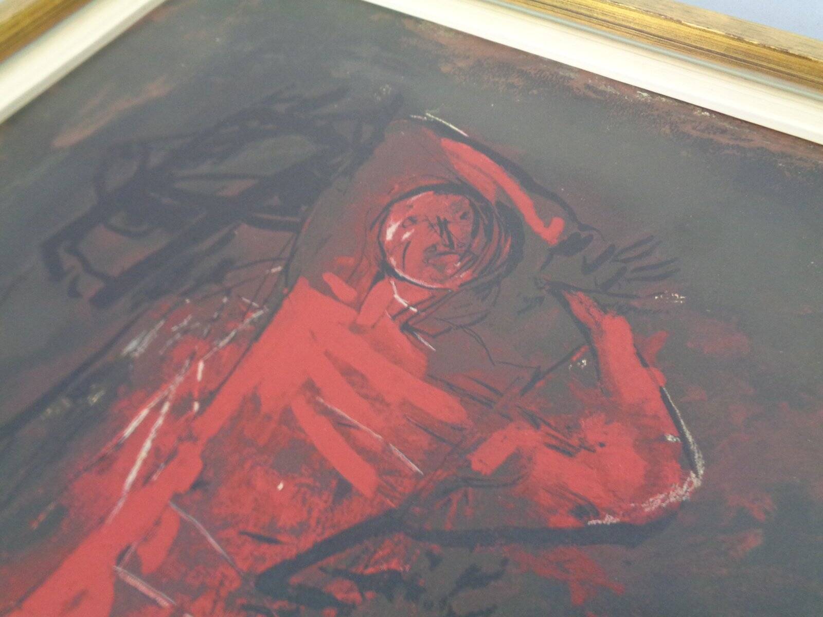 After Marino Marini, Dancer, 1960s, Artwork on Wood