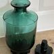 Art Deco glass bottle flask