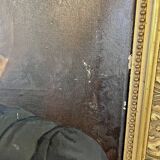 Oil painting on canvas – Portrait of a woman with glasses – 18th century