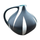 Vase céramique "Mont blanc" par Kurt Tschörner pour Ruscha années 70