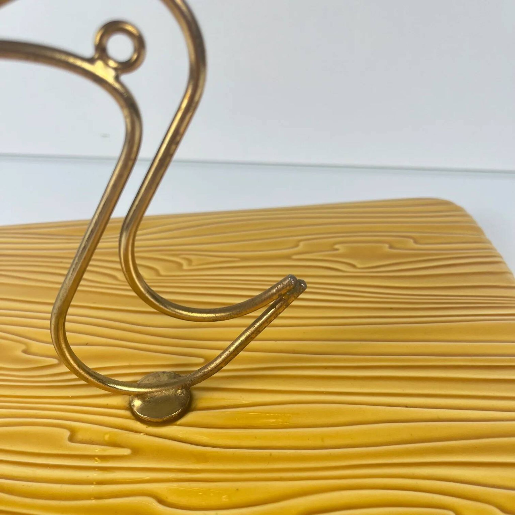 Cheese platter Vallauris, duck handle, 1950s/60s