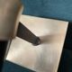 Brass torch sconce