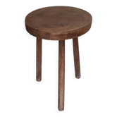Brutalist style tripod stool