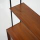 Modular bookcase with metal uprights by Amma Torino, 1960s