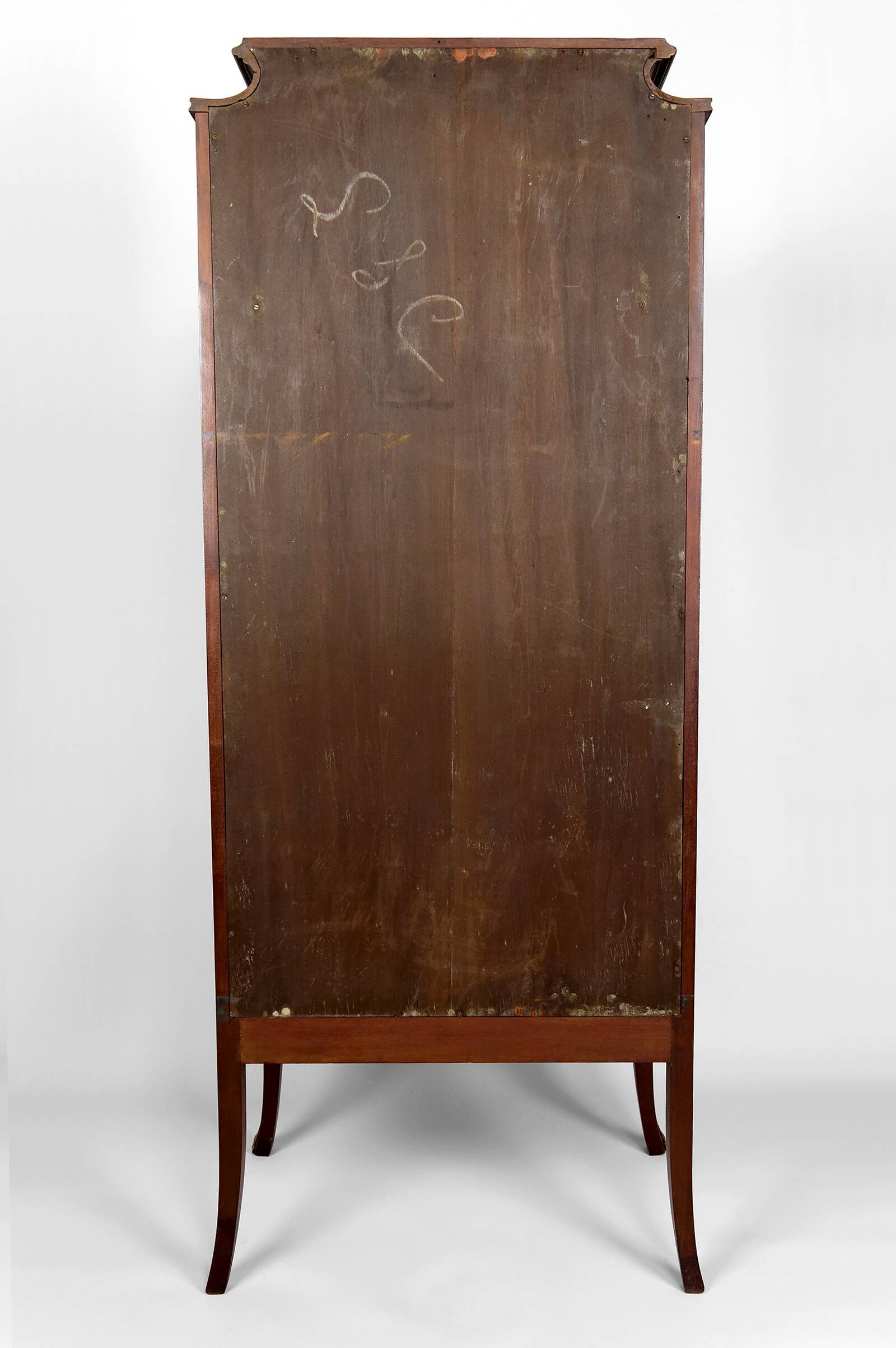 Art Nouveau display case, bronzes and carved wood on a floral theme, circa 1900