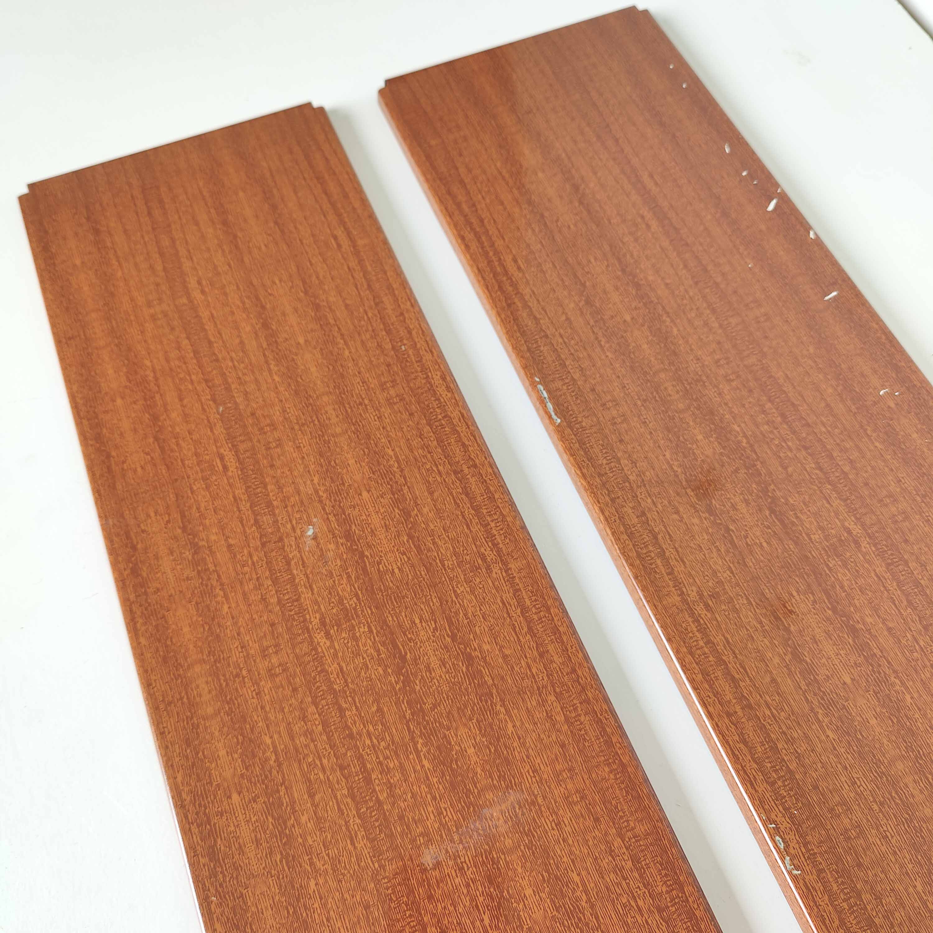 Wall shelf gilded metal and wood way