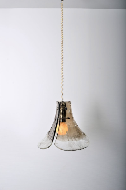 Murano glass flower lamp Kalmar Franken after a model of Nason