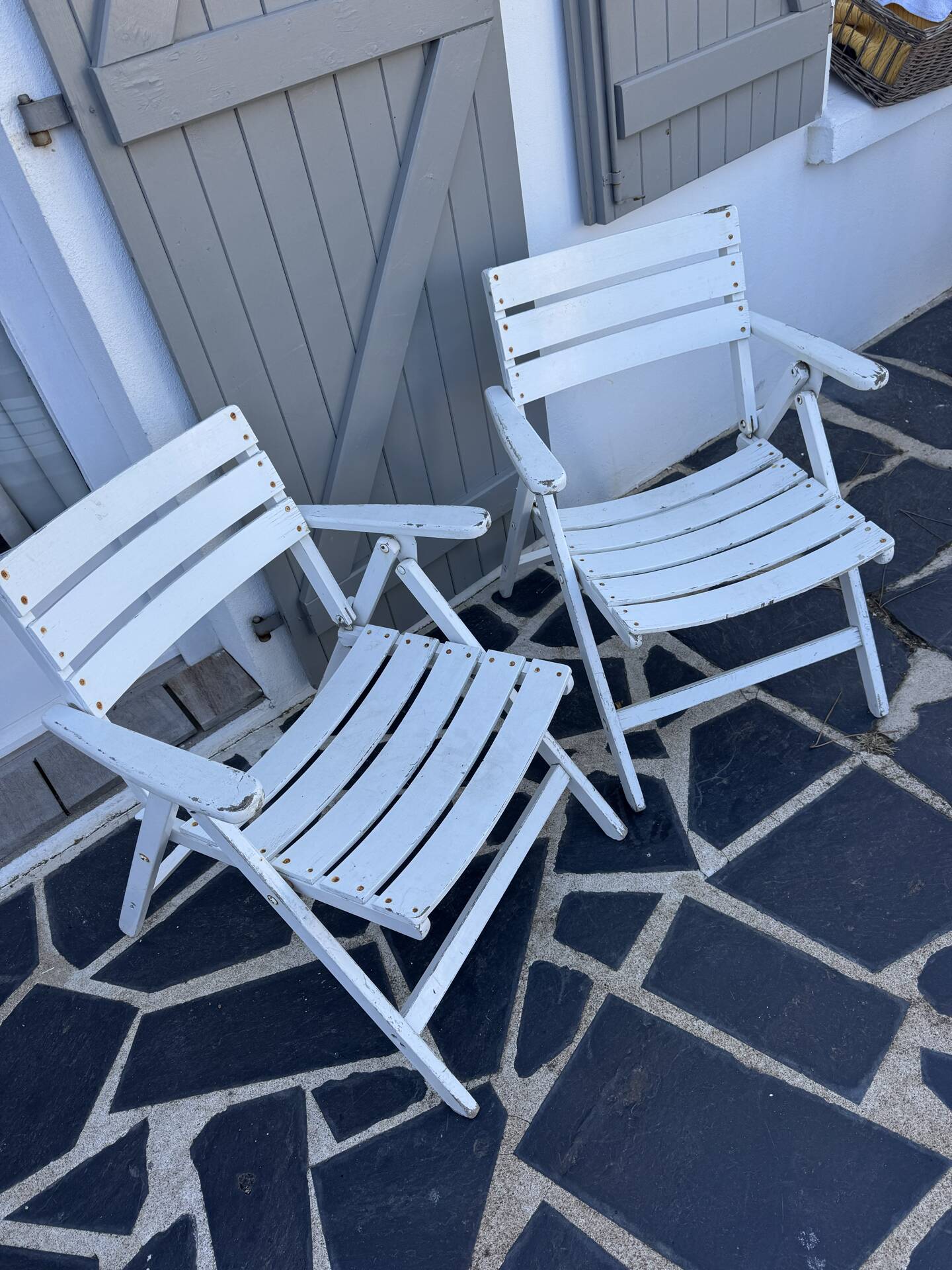 Lot 2 Garden Armchairs Gleize 1960