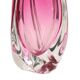 Small Purple Vase Val Saint Lambert René Delvenne Design 20cm
