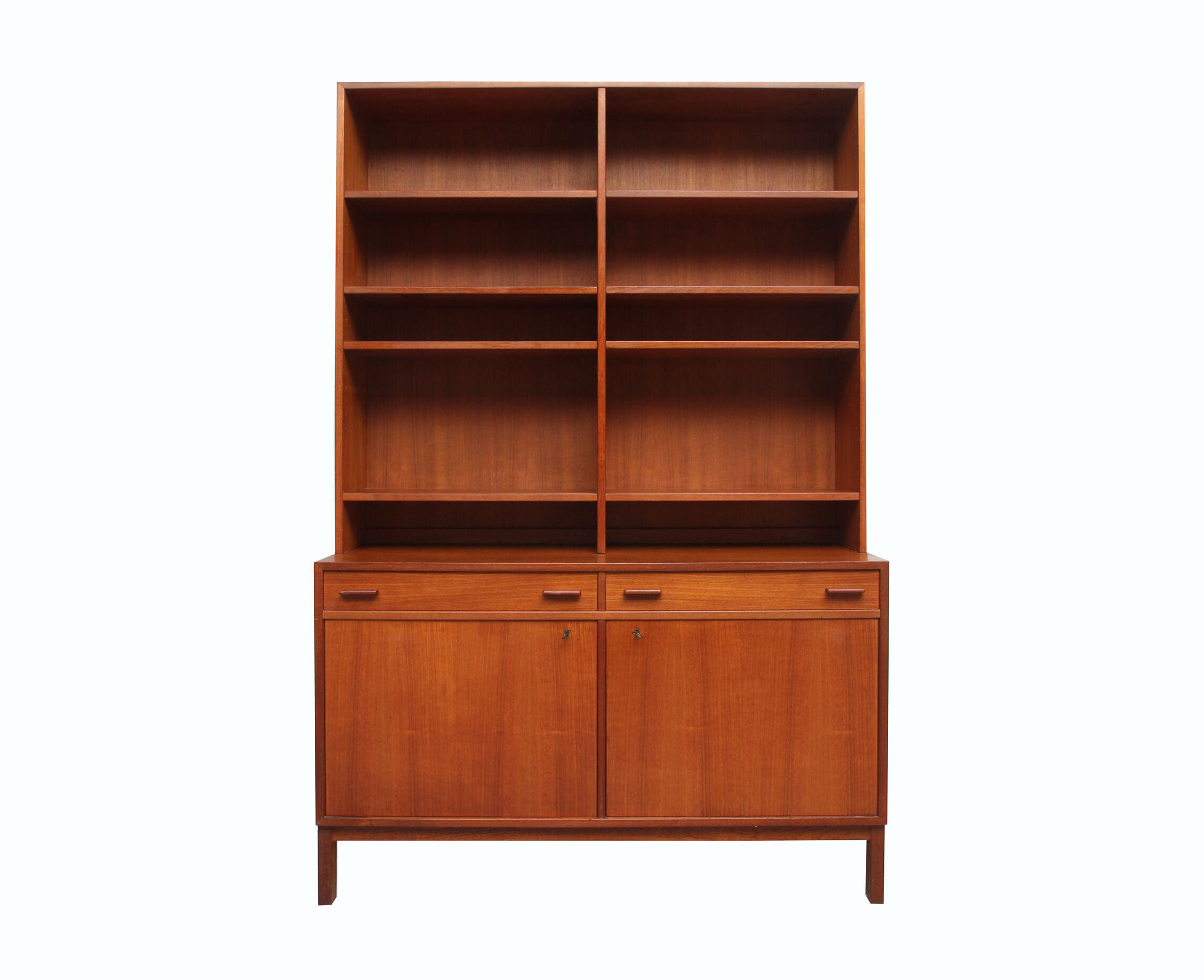 Model 3, 1960s sideboard in teak with rack, Interier Praha