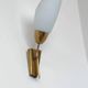 Mid Century Brass and Glass Wall Light/lamp by Kamenicky Senov - around 1970s