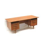 Large vintage executive desk from the 70s by WK Möbel