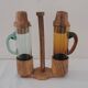 60's salt pepper oil and vinegar set