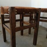 Set de 4 tabourets de ferme