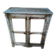 Exotic wood display cabinet