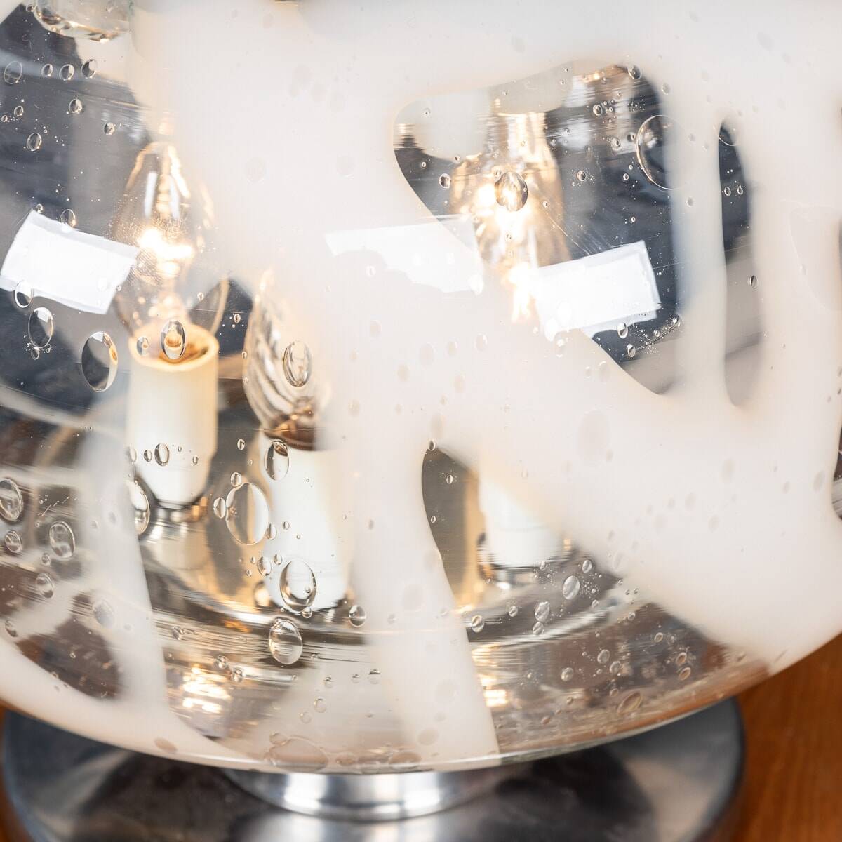 A vintage 20thc italian table lamp by carlo nason for mazzega, murano c1970