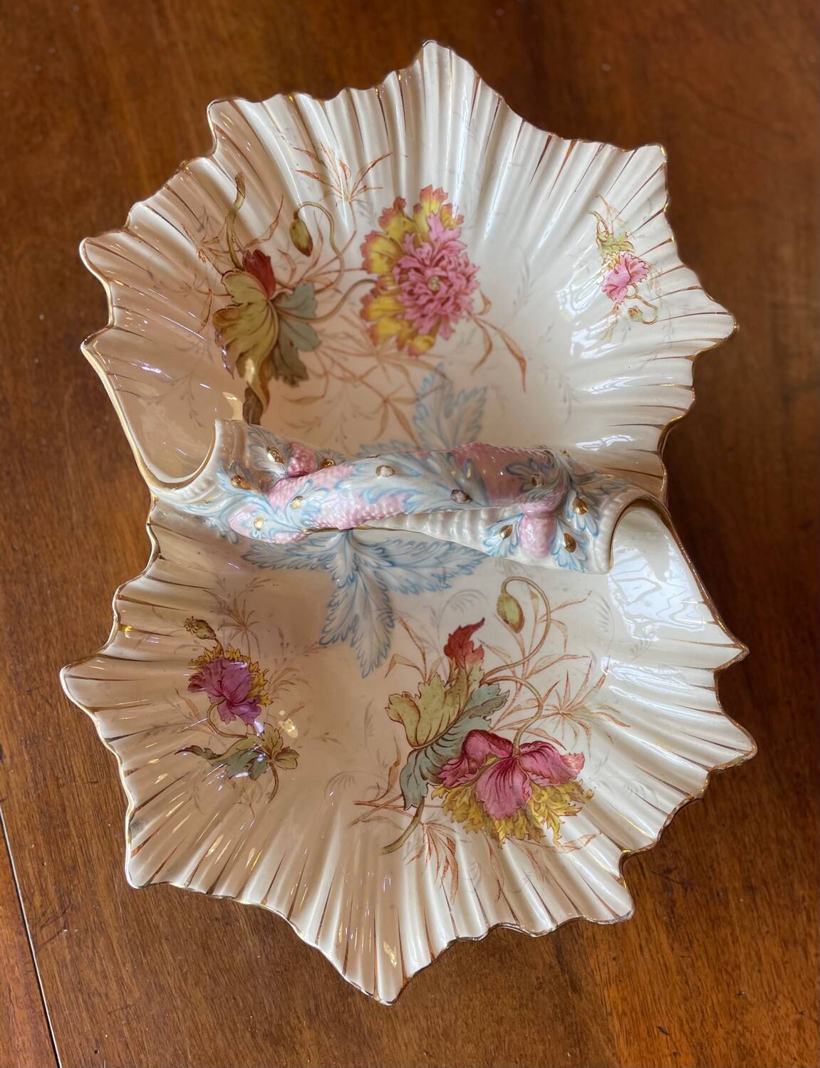 Luneville double compartment dish