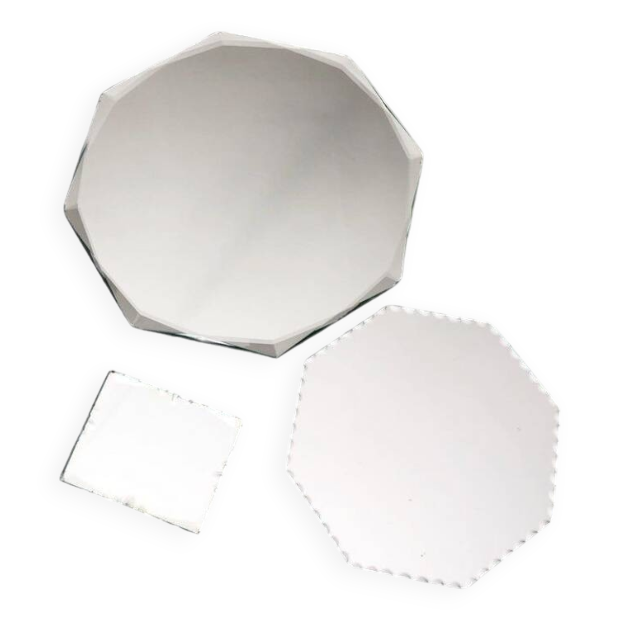 Lot de miroirs biseautés vintage