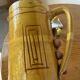 Vintage yellow glazed stoneware jug