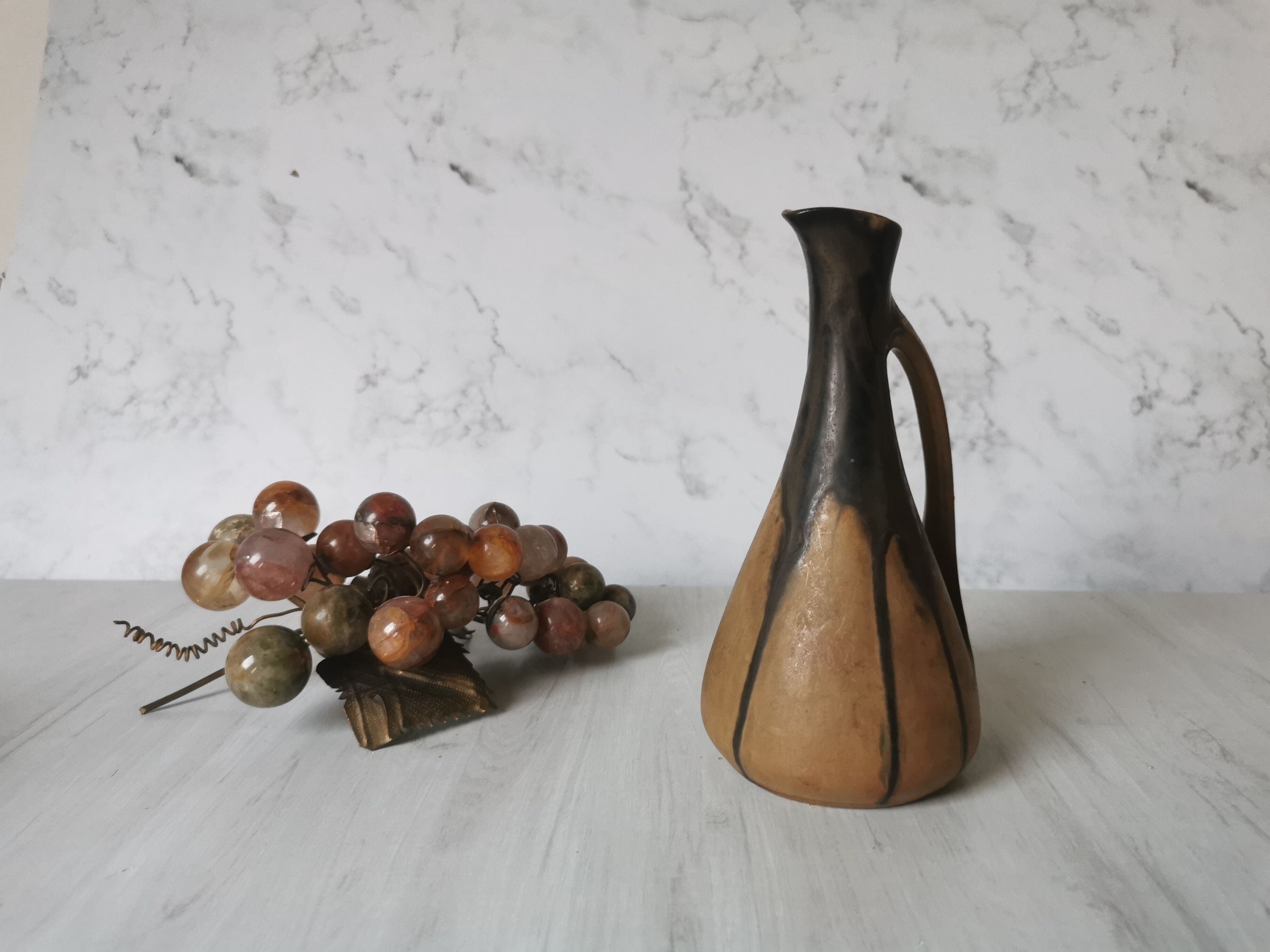 Flammé sandstone pitcher denbac