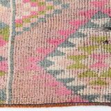 3x12 Blush Pink Vintage Runner Rug, 92x355Cm
