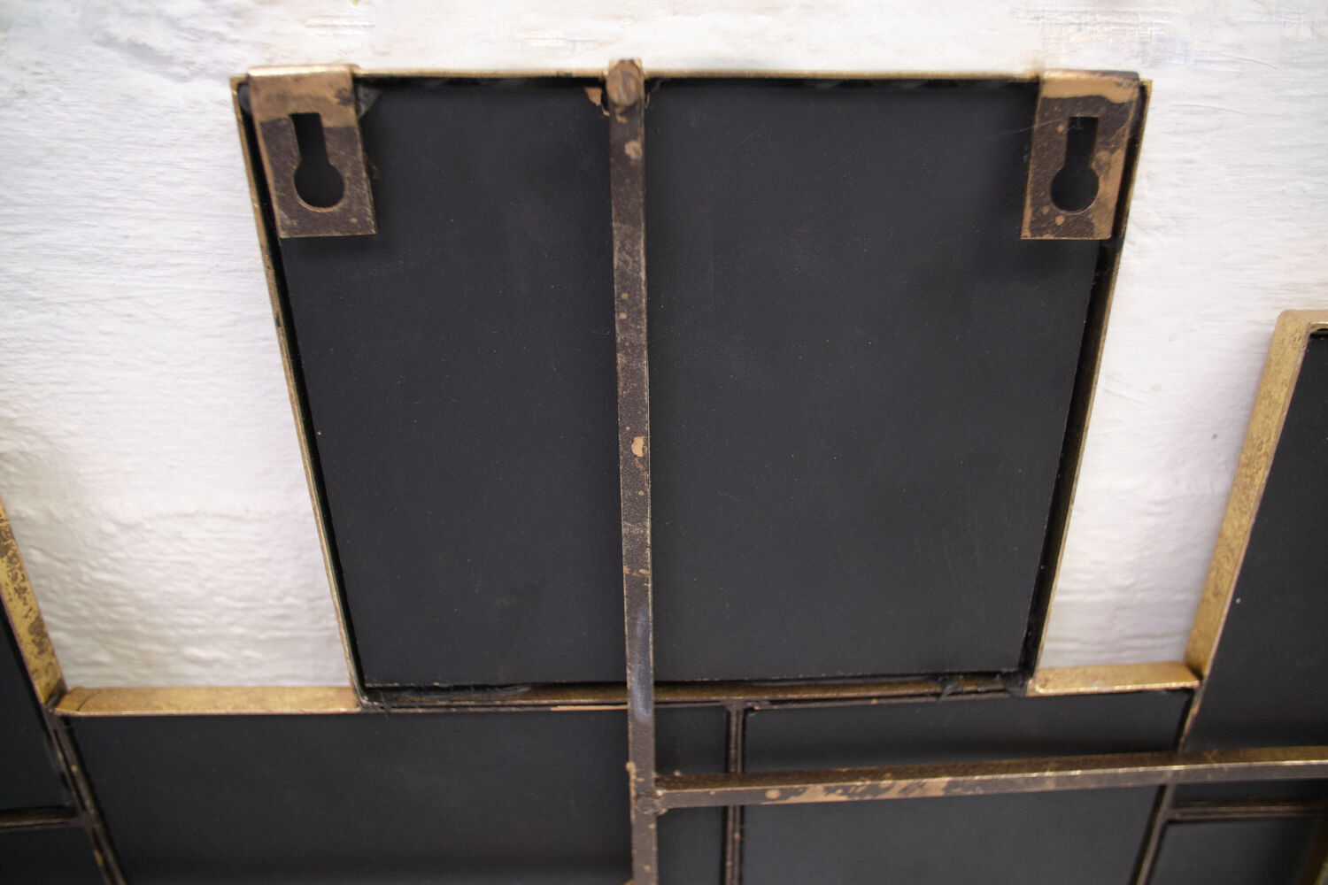 Mirror in gilded metal with leaf. in the taste of Marc du Plantier