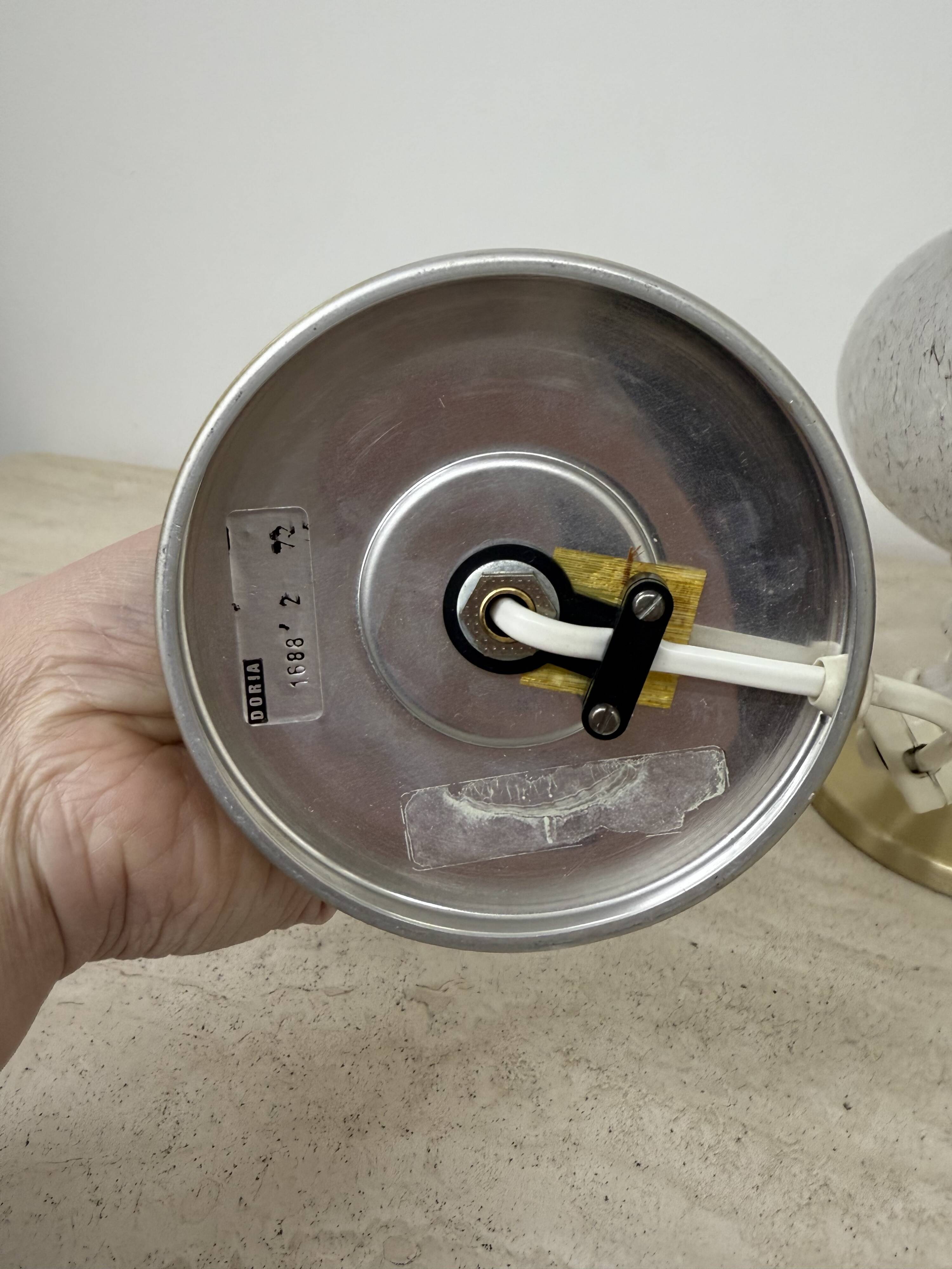 Lot de 2 lampes de table Doria leuchten, années 1970, Allemagne