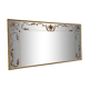 Venetian mirror Art Deco brasserie bistro in eglomerized glass 204x105cm