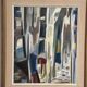 Huile sur toile suédoise – “Allée abstraite” par Kurt Persson
