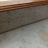 Meuble de toilette en noyer