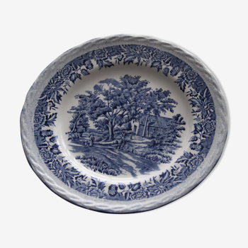 English earthenware plate