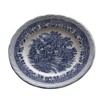 English earthenware plate