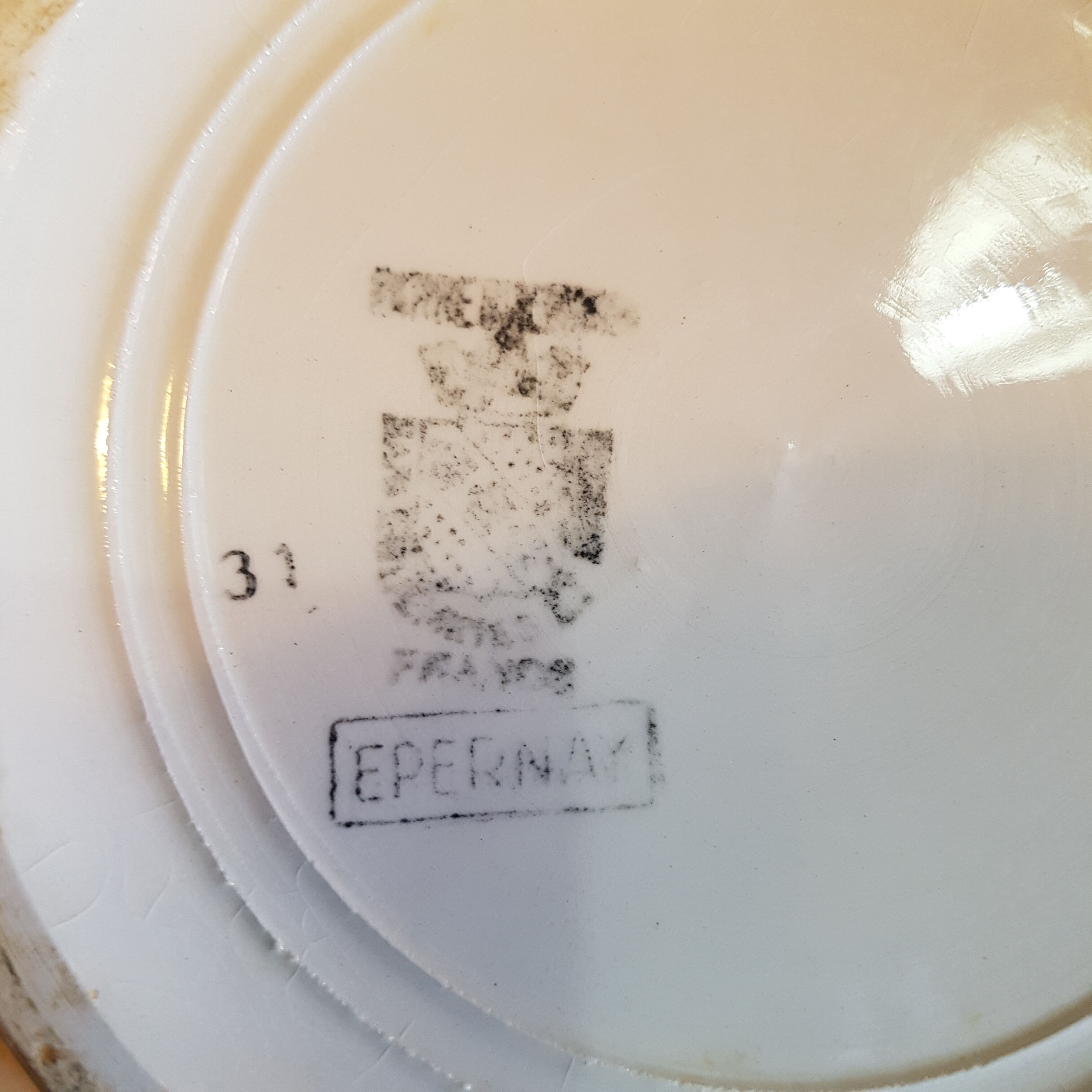 Dish Sarreguemines Epernay