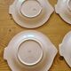 Set de 6 assiettes à poisson en faience de Longwy