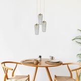 Irena * lampe à suspension yugochic * lampe suspendue mcm * mini lustre * petit luminaire de plafond vintage