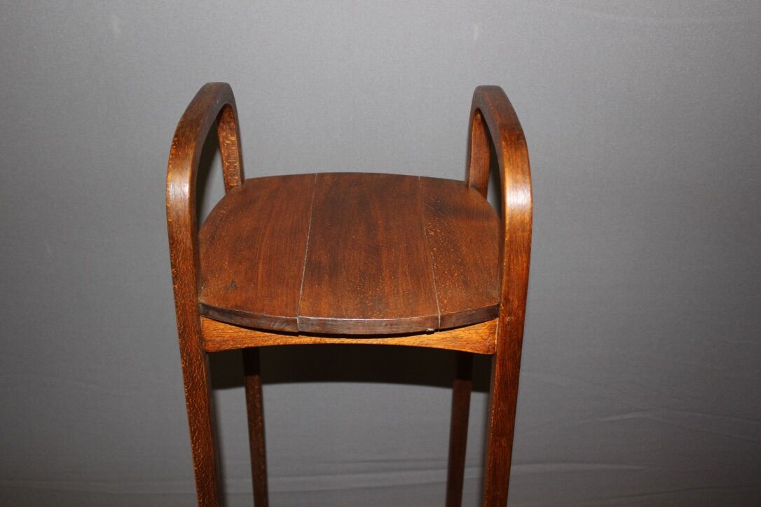 Sellette By Josef Hoffmann In Curved Wood