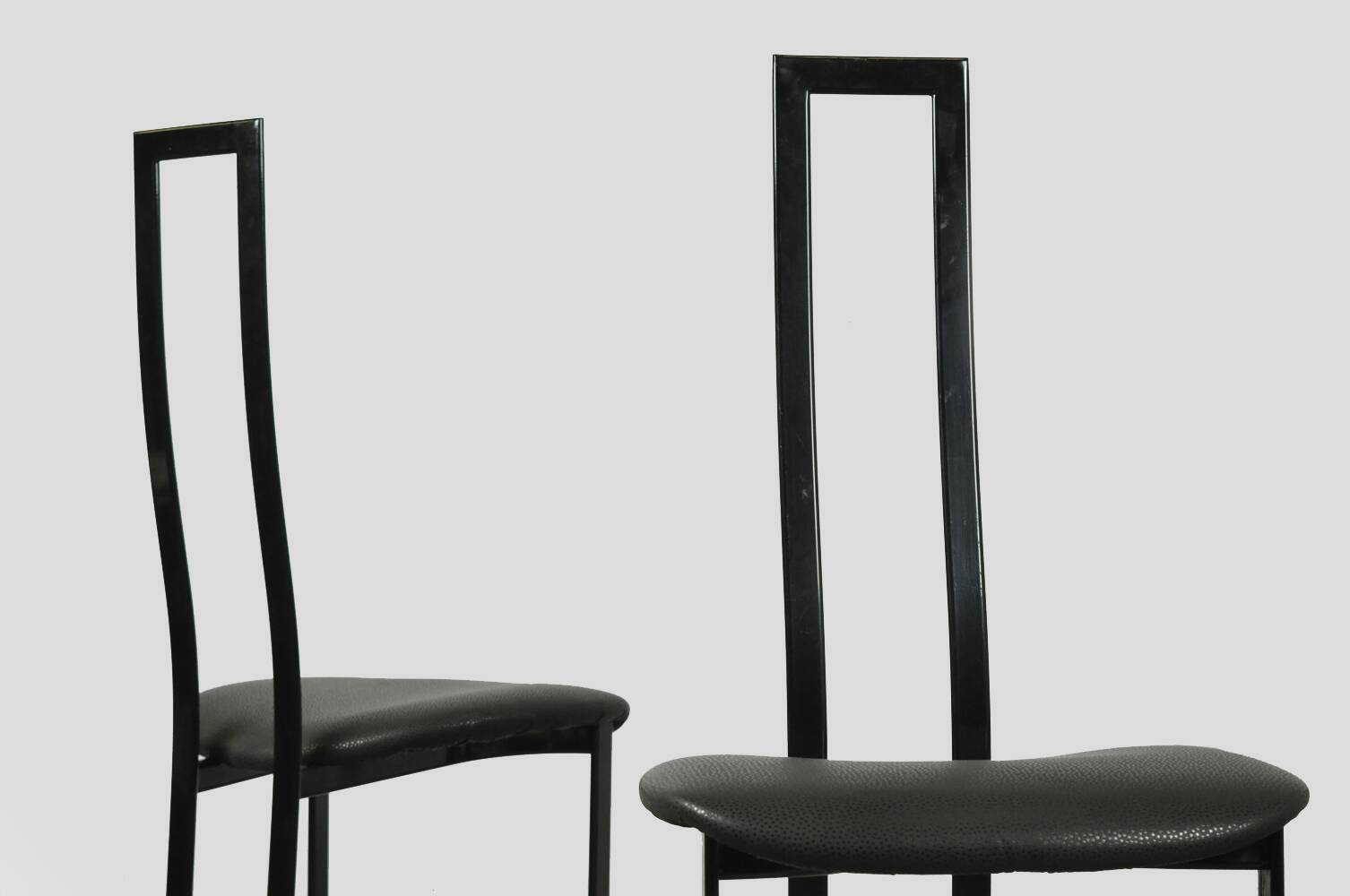 POSTMODERN Italian dining chairs, Cattelan, 1980s