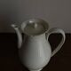 Creil and Montereau neo-classical Directoire coffee pot in fine earthenware circa 1800