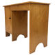 Art deco birch wood compact desk 1960