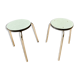 Paire de tabouret en formica