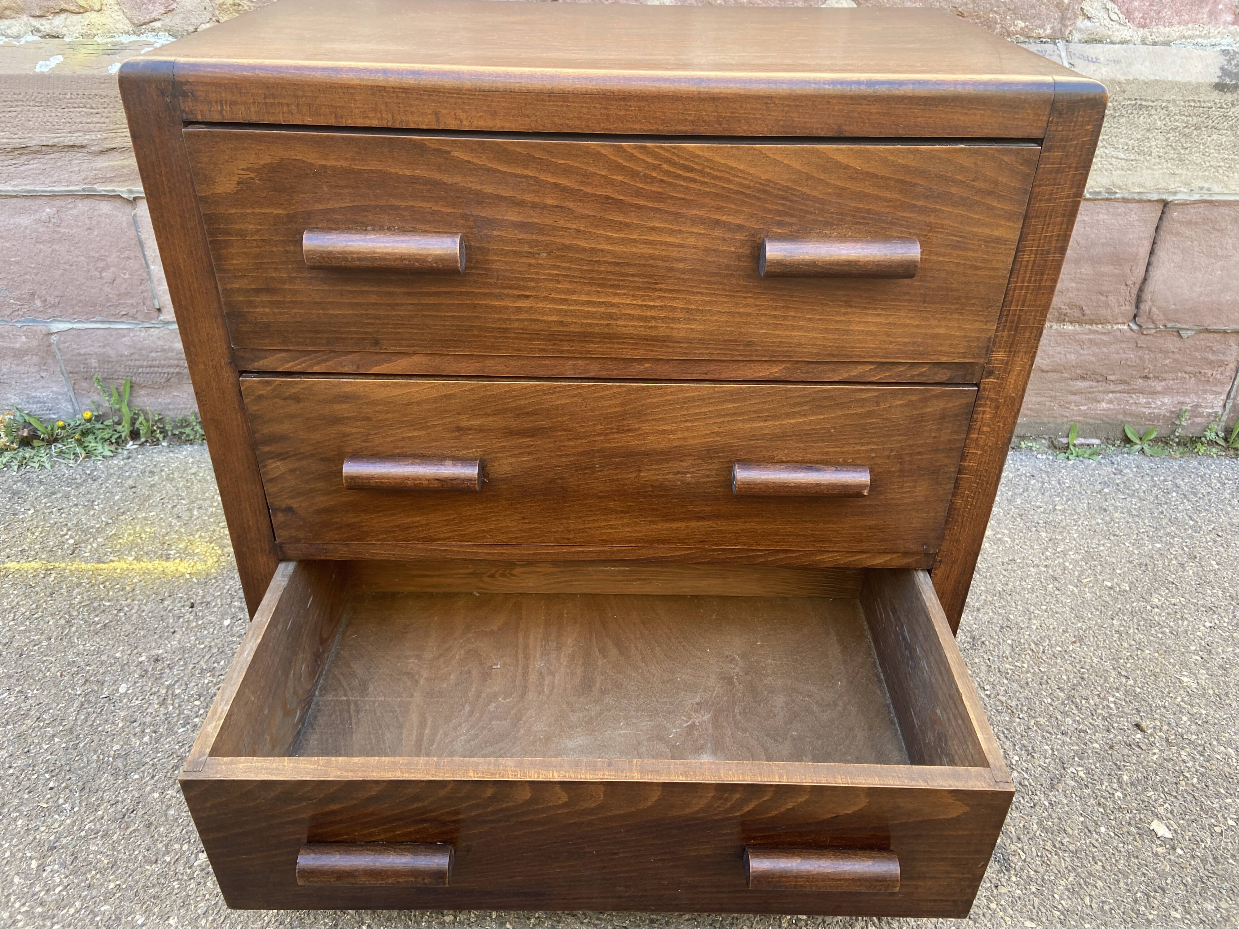 Vintage Art Deco chest of drawers
