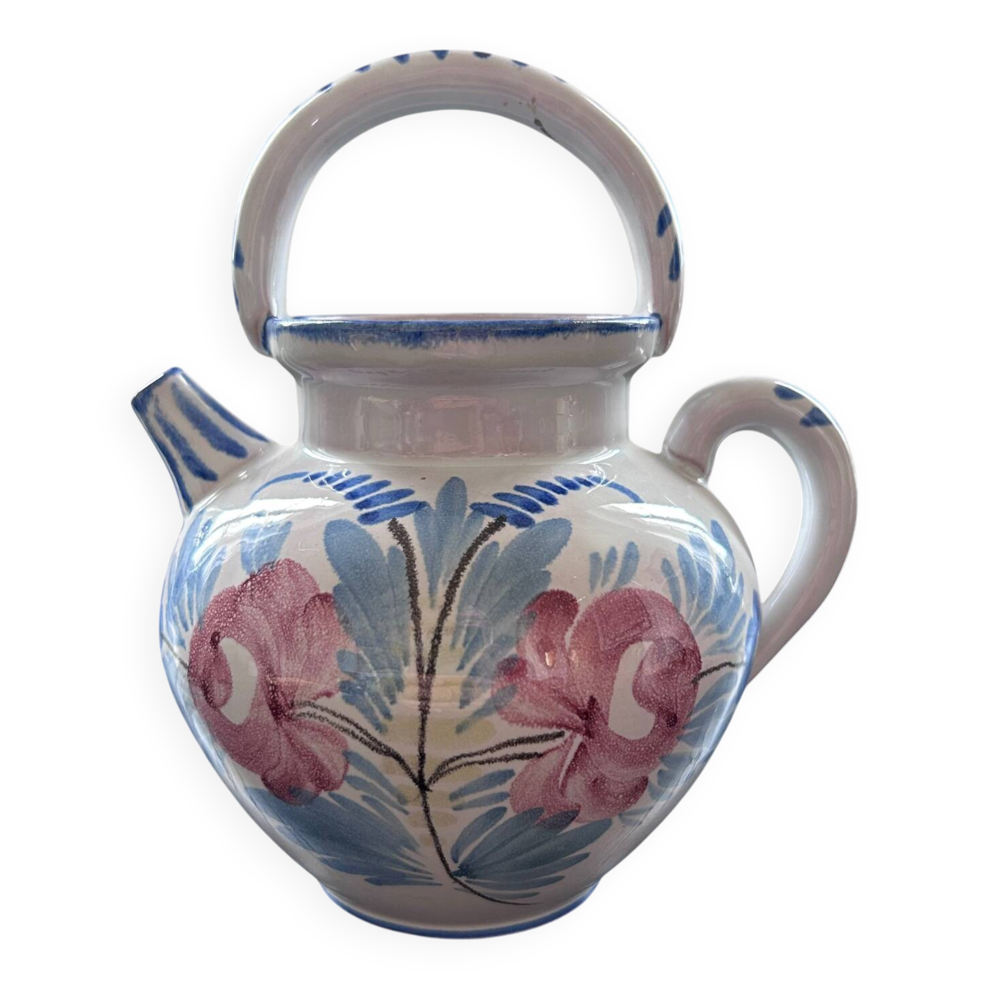 Jug with floral decoration