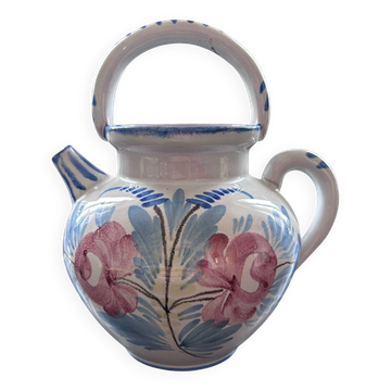Jug with floral decoration