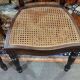 Set of 8 Louis Philippe 19th century mahogany chairs with caned seats