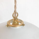 Old opaline flat suspension