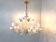 Vintage murano glass flower chandelier, 1950s
